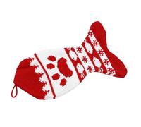 ERINGOGO Chaussette de Noël Tricot Décorative avec Motif Festif Poche Cadeau Suspendue pour Fête Familiale et Amis