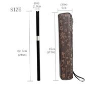 ERINGOGO Chinoise de Deux Sections Instrument à Vent Traditionnel pour Débutants Tonalité Compacte et Facile à Jouer