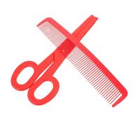 ERINGOGO Ciseaux Géants de Clown en Plastique Rouge, Accessoire de Costume Unique pour Performances Intérieures, Facile à Nettoyer Design Saisissant pour Théâtre et Carnaval