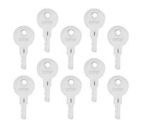 ERINGOGO Clés de Rechange Robustes et Portables en Alliage Argenté pour Camping-car Ch751 Lot de 10 pour Serrure de Porte et Coffre Latéral en Aventure Extérieure
