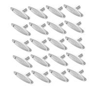 ERINGOGO Clés De Remontage pour Boîte à Musique 10 Mm Argentées en Métal, Lot de 20 Pièces, Accessoires De Réparation Polyvalents pour Boîtes à Musique DIY