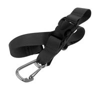 ERINGOGO Clip de Plongée sous-Marine Noir avec Cordon de Fixation, Porte-aileron à Dégagement Rapide Compatible Palmes et Masque, Accessoire Robuste pour Gilet Stabilisateur de Plongée