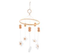 ERINGOGO Cloche De Lit Carillon à Vent Nordique Mobile Berceau Pour Garçons Mobile Berceau Décorations De Pépinière De Fleurs Décor De Pépinière Bébé Mobile Arbre De Lotus Coffee