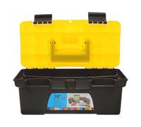 ERINGOGO Coffret à Outils pour véhicule en Plastique Noir, boîte de Rangement Rigide à Grande capacité, Multifonction, conçue pour réparer à Domicile et Organiser Outils de Voiture