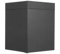 ERINGOGO Coffret Présent pour Boîte à Musique Boule de Cristal 155X155X205 MM Carton Rigide Gris avec Couvercle Boîte D’Emballage pour Fleurs Éternelles Bijoux et Décorations Mariage