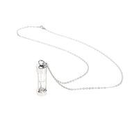 ERINGOGO Collier Urne pour Cendres Animaux Pendentif Forme De Sablier Bijoux Commémoratifs pour Garder Ash De Votre Animal Près