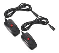 ERINGOGO Contrôleur de Signal pour Machine à Fumée, 2 Pièces, Interface 3 Contacts, Noir, Plastique, Câblé, Compatible avec Machine à Fumée et Fog Machine pour Spectacles en Direct