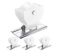 ERINGOGO Cord Pulley Set for Roman Pleated Shades 4pcs Pom Plastic Easy Installation for Offices and Hotels Window Blinds Accessories
