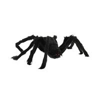 ERINGOGO Costume Halloween Araignée Noire Peluche pour Chien et Chat Vêtement Danimal de Compagnie Original avec Harnais Confortable Décoration Halloween Effrayante et Amusante pour Animaux