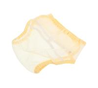 ERINGOGO couches de poupée renaissante nourrisson bavoirs bébé garçon Pantalon d'entraînement Couche réutilisable couverture de couches pour bébé en maille sous-vêtements en maille Yellow