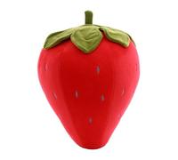 ERINGOGO Coussin Fraise Peluche Doux et Souple Oreiller Déco Fruit Réaliste Confortable et pour Salon Cadeau Original et
