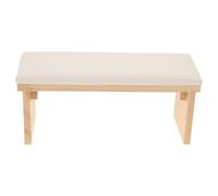 ERINGOGO Coussin Repose-bras pour Manucure en Bois Naturel, Coussinet Mains Facile à Nettoyer Mousse, Fatigue du Poignet pour Nail Art Chic et Simple