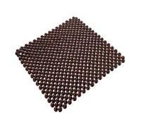 ERINGOGO Coussin Siège Auto Perles de Bois Carré Respirant et Massant Housse Siège Voiture Confortable