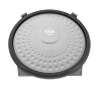 ERINGOGO Couvercle de Remplacement 24 Cm pour Cuiseur à Riz, Acier Inoxydable Joint en Silicone Étanche, Plaque Anti-débordement pour Cuisson Vapeur Optimale et Entretien Facile