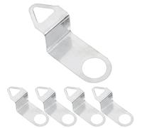 ERINGOGO Crochets Suspendre en Alliage Argenté 5pcs, Installation Solide et Design Élégant pour Mécanisme D'horloge pour Horloge Murale DIY à Usage Domestique