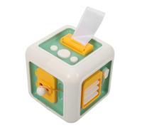 ERINGOGO Cube Montessori Éducatif pour Garçon Fille Éveil Sensoriel Apprentissage Motricité Fine et Reconnaissance Formes Support Pédagogie Préscolaire à et Maternelle