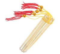 ERINGOGO Cuillères à Oreille en Corne de Bœuf 10 Cm 5 Pièces Outil de Nettoyage du Cérumen Solide Résistant Utilisable au Quotidien pour Soins des Oreilles et Hygiène Personnelle