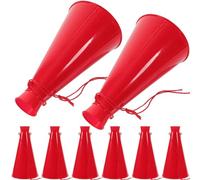 ERINGOGO De Porte Voix Rouges Miniatures pour Supporters Accessoires De Fête Et Ambiance Idéaux pour Événements Sportifs Jeux Et Activités en Plein Air Jouets Bruiteurs Festifs