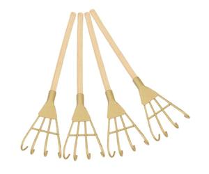 ERINGOGO Décoration Murale en Fer Style Vintage Râteaux de Jardin Multifonction 5pcs Texture Délicate pour Ornements Autel ou Pendentif de Voiture