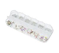 ERINGOGO Décorations Ongles Strass Soi-même Accessoires Nail Art pour Manucure Boîte de Diamants Verre