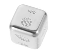 ERINGOGO Dés de Décision Alimentaire Acier Inoxydable Compact et Jeu Créatif pour Repas Famille et Fêtes Accessoire Pratique pour Choix Faciles et Amusants