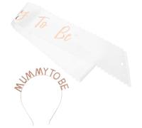 ERINGOGO Diadème Future Maman Écharpe Serre-tête Strass Femme Accessoires Shower Kit Coiffe Écharpe pour Fête Grossesse