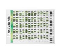 ERINGOGO Diagramme Professionnel de Piano avec Guide Apprentissage et Notation Claire Format pour Compositeurs et Pianistes Débutants