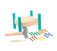 ERINGOGO Éducatif Bois pour Garçon Fille Set Interactif de Percussion Coloré Activité Manuelle pour Concentration et Coordination Dès an