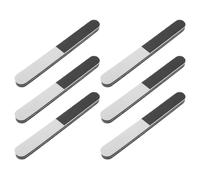 ERINGOGO Ensemble de 6 Bâtonnets de Ponçage Abrasifs Eva 17,8 Cm, Outils de Ponçage de Précision à 3 Faces pour Résine Époxy et Modélisme, Polissage Fin et Ponceuse Détaillée, Noir Blanc