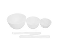 ERINGOGO Ensemble De Bols De Bols De Conditionnement De Film Soin Visage En Silicone Des Artisans Pp Blanche