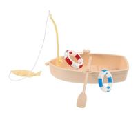 ERINGOGO Ensemble Miniature de Plage Micro-Ornement avec Bateau, Bouée de Sauvetage et Accessoires D'été pour Décoration Maison de Poupée, Décoration Miniature Plage Réaliste, Accessoire