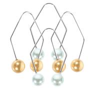 ERINGOGO Entraîneurs de Fossettes Visage 2 Pièces Compact Portable Bleu Clair et Doré Appareil Musculation Joues Femmes Soin du Visage Exercice Facial