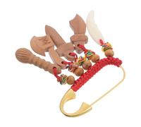 ERINGOGO Épingle Nourrice Garçon Fille Décorative Doux Broche de Sécurité Portable pour Vêtements et Écharpes Symbole Chinois de Protection et Bénédiction