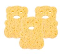 ERINGOGO Éponge de Bain pour Bébé 3pcs en Matériau Synthétique Doux, Absorbante et Créant une Mousse Riche, Bain des Adultes Nourrissons Plusieurs styles