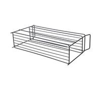 ERINGOGO Étagère de Comptoir de Salle de Bain 2 Niveaux en Métal Noir | 13, 6 X 8x3, 35 Pouces, Structure Filaire Moderne, Hauteur Réglable, Nettoyage Facile
