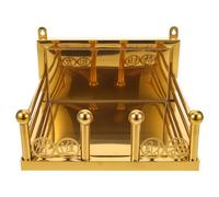 ERINGOGO Étagère Murale Bouddha en Acier Inoxydable Petit Format Doré Support Porte-Parfum pour Contemplation et Décoration Présentoir Guanyin pour Salon et Autel Spirituel