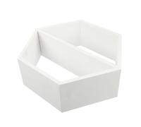 ERINGOGO Étagère Petit Mur Décor Hexagone Rangement De Cuisine Blanche