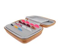 ERINGOGO Étui à Médiators de Guitare Similicuir avec Poche Maille Organisateur Accessoires de Guitare Médiators de Couleurs Aléatoires Couleur Aléatoire Couleur Aléatoire