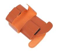 ERINGOGO Étui de Protection Cuir pour Trompette Protège Piston Marron Grip Stable et Aux Rayures Accessoire Musical Pratique pour Usage Professionnel et Personnel