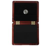 ERINGOGO Étui Porte-anches pour Hautbois 5 Pièces avec Hygromètre Intégré, Boîte de Rangement Compacte Ambre Solide, Accessoire Musique pour Protection et Transport des Roseaux