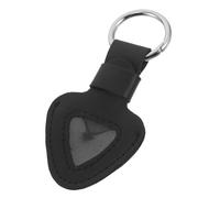 ERINGOGO Étui Porte-médiators en Cuir PU Noir Compact Porte-clés, Petit Étui de Rangement pour Médiators de Guitare, Accessoire de Voyage pour Guitaristes Nomades et Musiciens