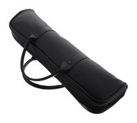 ERINGOGO Étui pour Flûte Traversière en Cuir Synthétique Noir Léger et Multifonctionnel Grosse Capacité pour Flûte 16 Trous, pour Musiciens en Performances