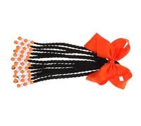 ERINGOGO Extension De Tresses Pour Filles Queue De Cheval Tressée Postiche Tresse Synthétique Décor Nœud Perles Accessoire Coiffure Garçon Et Filles 23 Cm Usage Quotidien Fête Cosplay