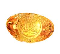 ERINGOGO Figurine Ingots Cristal Décor Feng Shui Chinois Dragon Sculpté pour Maison Bureau Ornement Stable et Compact Apportant et Élégance Aux Espaces Intérieurs