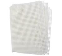 ERINGOGO Filet à Tapis Blanc Toile de Maille en Plastique Pratique et Facile à Couper pour Fabriquer un Tapis DIY pour Crochet à Loquet et Bricolage