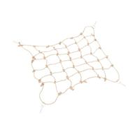 ERINGOGO Filet Escalade Corde Résistante pour Perroquets Hamac Suspendu avec Crochet pour Perruches et Grands Perroquets Accessoire de Cage pour Grimper et Mâcher