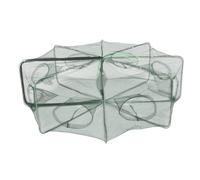 ERINGOGO Filet Piège Automatique pour Portable Cage Maillée Filet à Crevettes Crabes Écrevisses Élastique et Ouverture Rapide par Traction Usage Eau Douce et