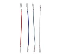 ERINGOGO Fils de Liaison pour Cellule Phono 4 pièces en Plastique câbles durables pour Platine Vinyle, Usage sécurisé et Installation Rapide pour lecteurs de disques Couleur Aléatoire