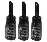 ERINGOGO Flacon de Gel Coiffant Rechargeable 3 Pcs Petit Volume avec Peigne Applicateur pour Hommes Barbiers Usage Professionnel Voyage