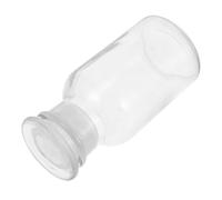 ERINGOGO Flacon Réactif Verre Borosilicate Résistant Aux Chocs Petit Col Étroit pour Produits Chimiques et Solvants Accessoire de Laboratoire Sécurisé